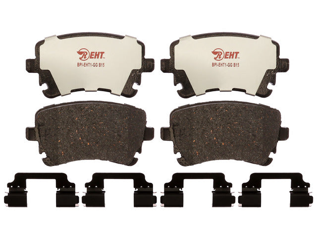 Raybestos Brakes Disc Brake Pad Set P/N:EHT1018H Fits: Audi A4, Audi A4 Allroad, Audi A4 Quattro, Audi A5, Audi A5 Quattro, Audi A6, Audi A6 Quattro, Audi A8 Quattro, Audi Q5, Audi Rs4 - Image 1