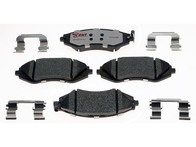 Raybestos Brakes Disc Brake Pad Set P/N:EHT1035H Fits: Chevrolet Aveo, Chevrolet Aveo5, Chevrolet Optra, Chevrolet Spark, Chevrolet Spark Ev, Pontiac G3, Pontiac G3 Wave, Pontiac Wave, Pontiac Wave5, Suzuki Forenza, Suzuki Reno, Suzuki Swift+ - Image 1