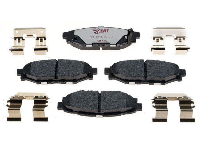 Raybestos Brakes Disc Brake Pad Set P/N:EHT1114H Fits: Scion Fr-s 2013, Subaru Brz 16-13, Subaru Crosstrek 23-16, Subaru Forester 18-09, Subaru Impreza 23-08, Subaru Legacy 14-05, Subaru Outback 14-05, Subaru Wrx 21-13, Subaru Xv Crosstrek 15-13 - Image 1