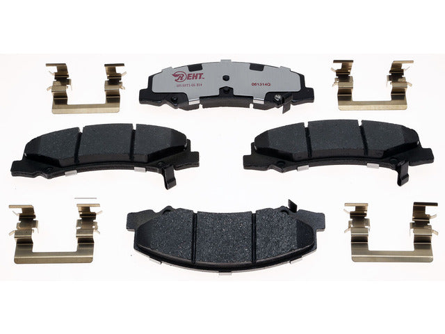Raybestos Brakes Disc Brake Pad Set P/N:EHT1159H Fits: Buick Allure 09-08, Buick Lacrosse 09-08, Buick Lucerne 11-06, Cadillac Dts 11-06, Chevrolet Impala 13-06, Chevrolet Impala Limited 16-14, Chevrolet Monte Carlo 07-06 - Image 1