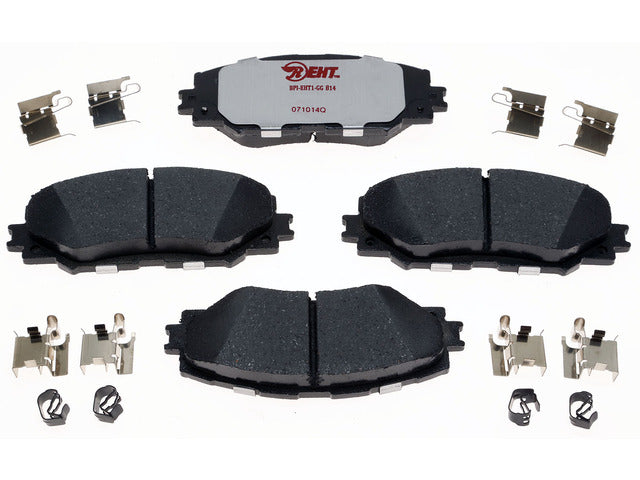 Raybestos Brakes Disc Brake Pad Set P/N:EHT1210H Fits: Lexus Hs250h 12-10, Pontiac Vibe 10-09, Scion Xb 15-08, Scion Xd 14-08, Toyota Corolla 19-09, Toyota Matrix 14-09, Toyota Prius V 18-12, Toyota Rav4 18-06 - Image 1