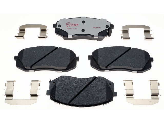 Raybestos Brakes Disc Brake Pad Set P/N:EHT1295H Fits: Hyundai Sonata 16-15, Hyundai Tucson 17-10, Kia Cadenza 16-14, Kia Rondo 12-07, Kia Soul Ev 16-15, Kia Sportage 16-10 - Image 1