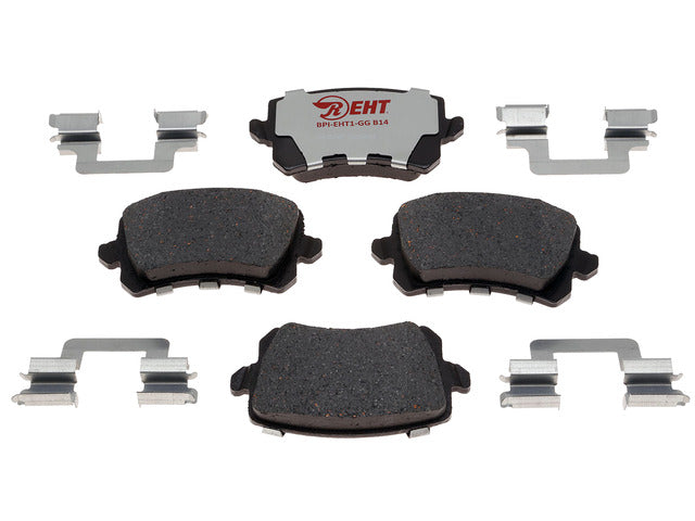 Raybestos Brakes Disc Brake Pad Set P/N:EHT1348H Fits: Audi A6, Audi A6 Quattro, Audi Q3, Audi Q3 Quattro, Volkswagen Cc, Volkswagen Passat, Volkswagen Passat Cc, Volkswagen Tiguan, Volkswagen Tiguan Limited - Image 1