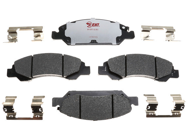 Raybestos Brakes Disc Brake Pad Set P/N:EHT1367AH Fits: Cadillac Escalade, Cadillac Escalade Esv, Cadillac Xts, Chevrolet Silverado 1500, Chevrolet Silverado 1500 Ld, Chevrolet Suburban, Chevrolet Tahoe, GMC Sierra 1500, GMC Sierra 1500 Limited, GMC Yukon - Image 1