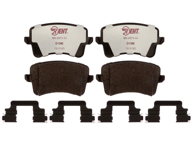 Raybestos Brakes Disc Brake Pad Set P/N:EHT1386AH Fits: Audi Q5 17-13, Audi S4 11-10, Audi S5 11-10, Audi S5 2008, Audi Sq5 17-14 - Image 1