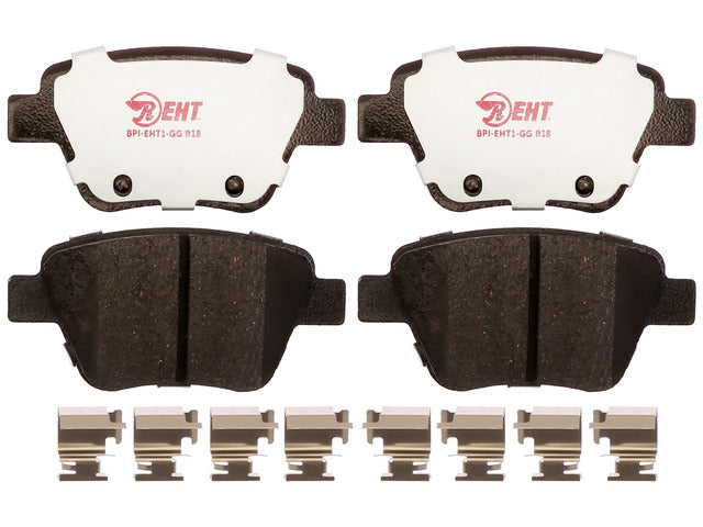 Raybestos Brakes Disc Brake Pad Set P/N:EHT1456H Fits: Audi A3 13-09, Audi A3 Quattro 13-09, Volkswagen Beetle 13-12, Volkswagen Eos 16-09, Volkswagen Golf 14-10, Volkswagen Gti 14-12, Volkswagen Jetta 14-10, Volkswagen Passat 15-12 - Image 1