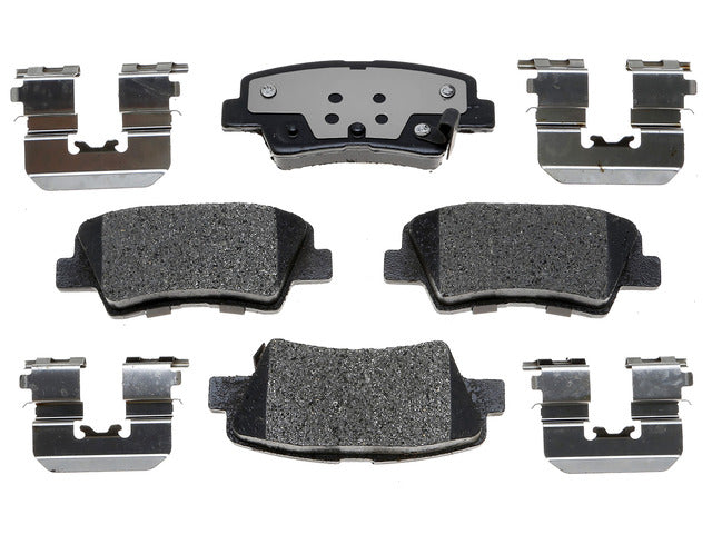 Raybestos Brakes Disc Brake Pad Set P/N:EHT1544H Fits: Hyundai Accent, Hyundai Elantra, Hyundai Elantra Coupe, Hyundai Elantra Gt, Hyundai Sonata, Hyundai Veloster, Kia Cadenza, Kia Forte, Kia Forte Koup, Kia Forte5 - Image 1