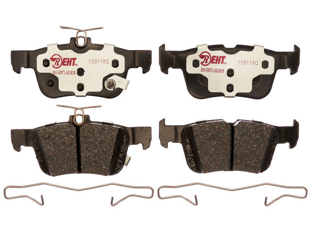 Raybestos Brakes Disc Brake Pad Set P/N:EHT1665H Fits: Ford Edge, Ford Escape, Ford Fusion, Ford Police Responder Hybrid, Ford Ssv Plug-in Hybrid, Lincoln Continental, Lincoln Mkc, Lincoln Mkx, Lincoln Mkz, Lincoln Nautilus - Image 1