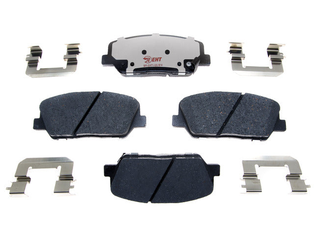 Raybestos Brakes Disc Brake Pad Set P/N:EHT1675H Fits: Hyundai Veloster 16-13, Kia Forte 2014, Kia Forte 2016, Kia Forte Koup 16-14, Kia Forte5 16-14 - Image 1