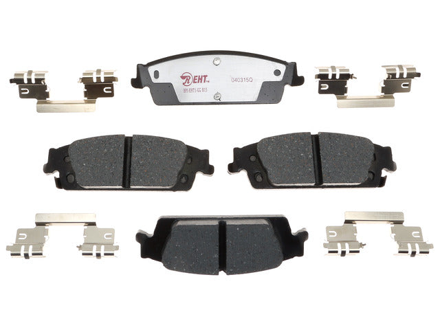 Raybestos Brakes Disc Brake Pad Set P/N:EHT1707H Fits: Cadillac Escalade, Cadillac Escalade Esv, Chevrolet Silverado 1500, Chevrolet Silverado 1500 Ld, Chevrolet Suburban, Chevrolet Tahoe, GMC Sierra 1500, GMC Sierra 1500 Limited, GMC Yukon, GMC Yukon Xl - Image 1