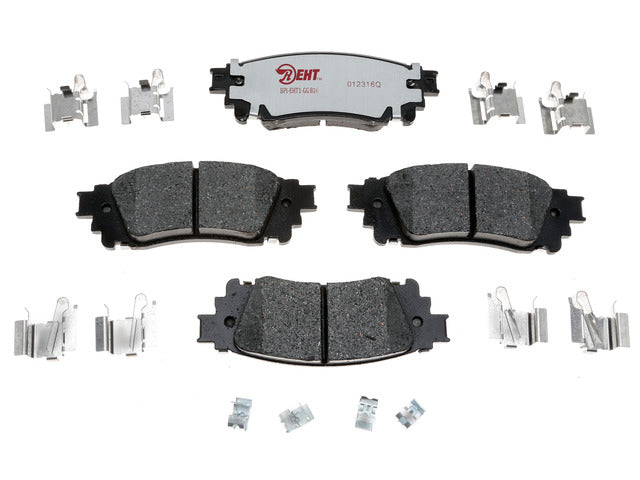 Raybestos Brakes Disc Brake Pad Set P/N:EHT1805H Fits: Lexus Es250, Lexus Es300h, Lexus Es350, Lexus Nx200t, Lexus Nx300, Lexus Nx300h, Lexus Rx450h, Lexus Ux200, Lexus Ux250h, Toyota Avalon - Image 1