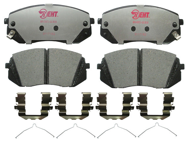 Raybestos Brakes Disc Brake Pad Set P/N:EHT1826H Fits: Hyundai Kona Electric 24-21, Hyundai Sonata 19-15, Kia Optima 20-16 - Image 1