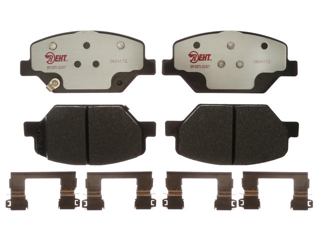 Raybestos Brakes Disc Brake Pad Set P/N:EHT1886H Fits: Buick Envision 20-16, Buick Lacrosse 19-17, Buick Regal Sportback 20-18, Buick Regal Tourx 20-18, Cadillac Xt4 2019, Chevrolet Camaro 20-16, Chevrolet Equinox 20-18, GMC Terrain 20-18 - Image 1
