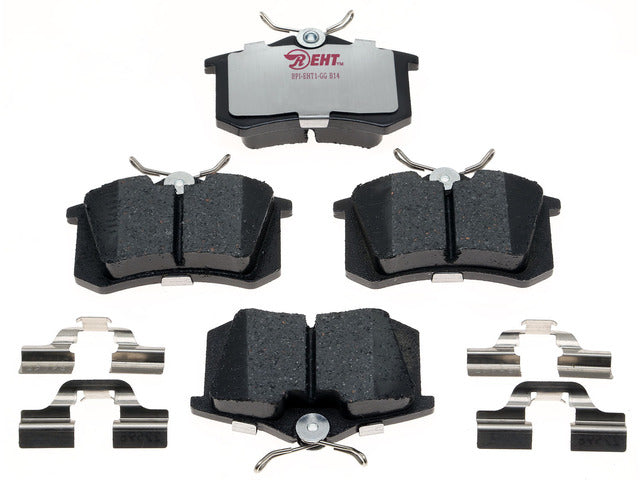 Raybestos Brakes Disc Brake Pad Set P/N:EHT340AH Fits: Audi A4, Audi A4 Quattro, Audi A6, Audi A6 Quattro, Audi S4, Audi S6, Audi Tt, Audi Tt Quattro, Volkswagen Beetle - Image 1