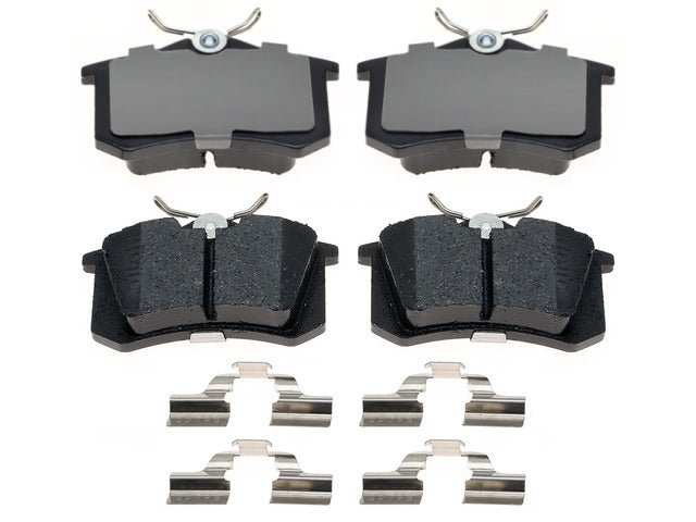 Raybestos Brakes Disc Brake Pad Set P/N:EHT340H Fits: Audi A4, Audi A4 Quattro, Audi S4, Peugeot 307, Peugeot 405, Volkswagen Beetle, Volkswagen Corrado, Volkswagen Golf, Volkswagen Jetta, Volkswagen Passat, Volkswagen Quantum, Volkswagen Scirocco - Image 1