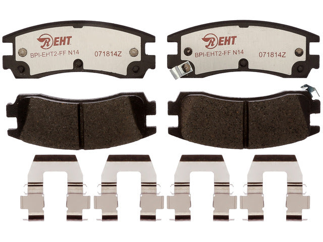 Raybestos Brakes Disc Brake Pad Set P/N:EHT508H Fits: Buick Regal, Buick Riviera, Cadillac Allante, Cadillac Deville, Cadillac Eldorado, Cadillac Seville, Oldsmobile Aurora, Oldsmobile Cutlass, Oldsmobile Cutlass Supreme - Image 1