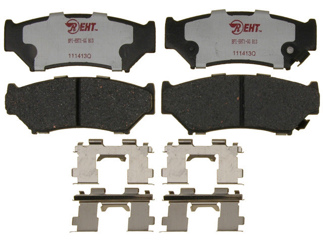 Raybestos Brakes Disc Brake Pad Set P/N:EHT556H Fits: Chevrolet Tracker 07-98, Geo Tracker 97-96, Suzuki Sidekick 98-91, Suzuki Vitara 04-99 - Image 1