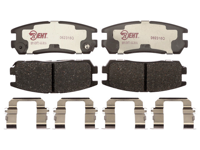 Raybestos Brakes Disc Brake Pad Set P/N:EHT580H Fits: Acura Slx, Honda Passport, Isuzu Amigo, Isuzu Axiom, Isuzu Rodeo, Isuzu Rodeo Sport, Isuzu Trooper, Isuzu Vehicross - Image 1