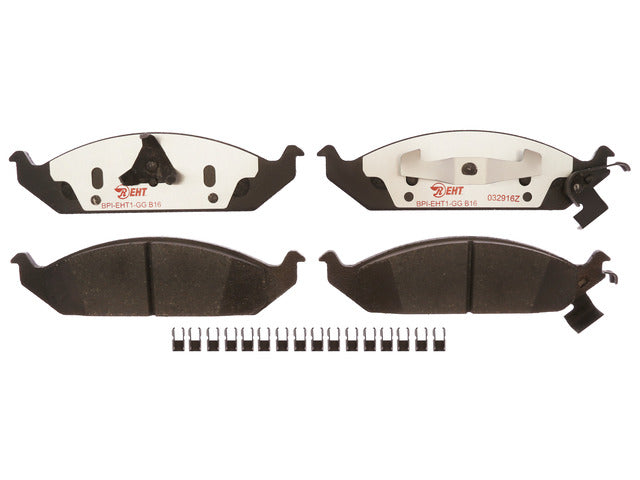 Raybestos Brakes Disc Brake Pad Set P/N:EHT650H Fits: Chrysler Cirrus 00-95, Chrysler Sebring 00-96, Dodge Stratus 00-95, Plymouth Breeze 00-96 - Image 1