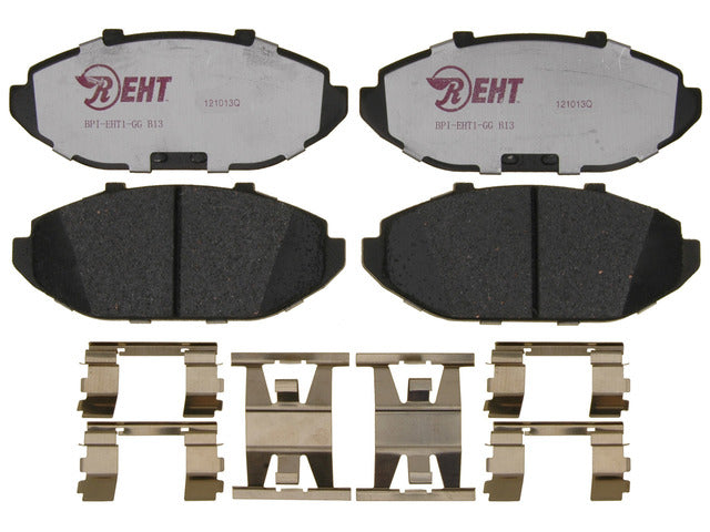 Raybestos Brakes Disc Brake Pad Set P/N:EHT748H Fits: Ford Crown Victoria 02-98, Lincoln Town Car 02-98, Mercury Grand Marquis 02-98 - Image 1