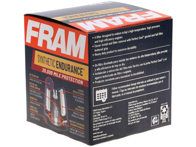 FRAM Engine Oil Filter P/N:FE2 Fits: Cadillac Sts, Cadillac Xlr, Chevrolet Silverado 4500 Hd, Chrysler 300, Chrysler Aspen, Chrysler Cirrus, Chrysler Sebring, Dodge Avenger, Dodge Caliber - Image 1