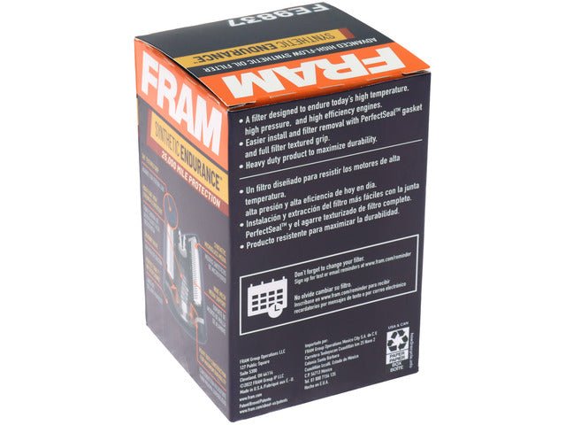 FRAM Engine Oil Filter P/N:FE9837 Fits: Buick Allure, Buick Lacrosse, Buick Lucerne, Buick Rainier, Buick Rendezvous, Buick Terraza, Cadillac Dts, Cadillac Srx, Cadillac Sts, Cadillac Xlr - Image 1