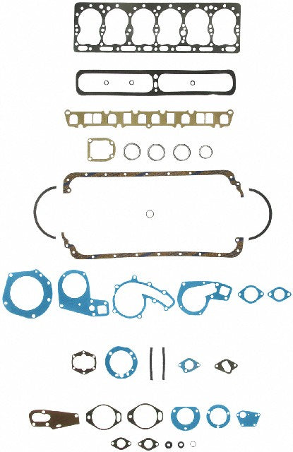 FEL-PRO Engine Complete Overhaul Gasket Set P/N:FS 7191 S-1 Fits: Checker A2, Checker A3, Checker A4, Checker A5, Checker A6, Checker A7, Checker A8, Checker A8b, Checker A9, Checker A9l, Checker Aerobus, Checker Marathon, Checker Superba, Checker Taxicab - Image 1