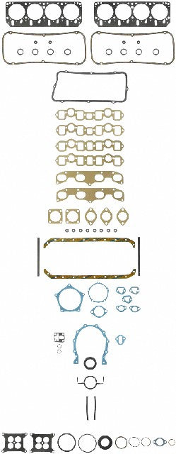 FEL-PRO Engine Complete Overhaul Gasket Set P/N:FS 7908 PT-4 Fits: Chrysler 300, Chrysler Imperial, Chrysler New Yorker, Chrysler Newport, Chrysler St Regis, Chrysler TOWN &amp; COUNTRY, Dodge Coronet, Facel Vega Excellence, Facel Vega Fvs - Image 1