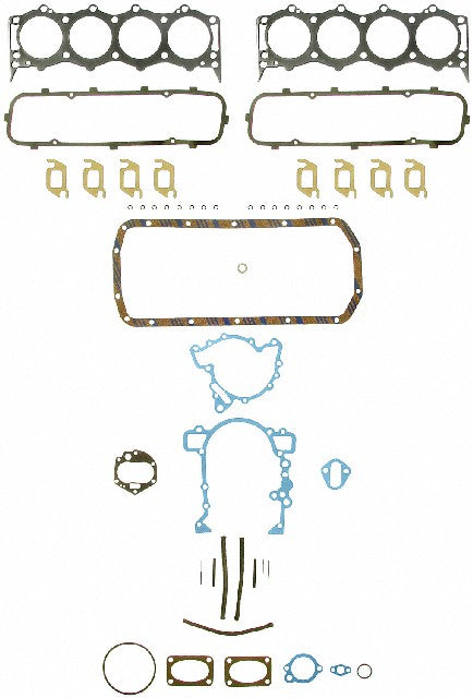 FEL-PRO Engine Complete Overhaul Gasket Set P/N:FS 7984 PT Fits: Apollo Gt 63-62, Buick Skylark 63-61, Buick Special 63-61, Morgan Plus 8 71-68, Pontiac Tempest 62-61, Rover 3500s 71-69, Triumph Tr8 82-80 - Image 1