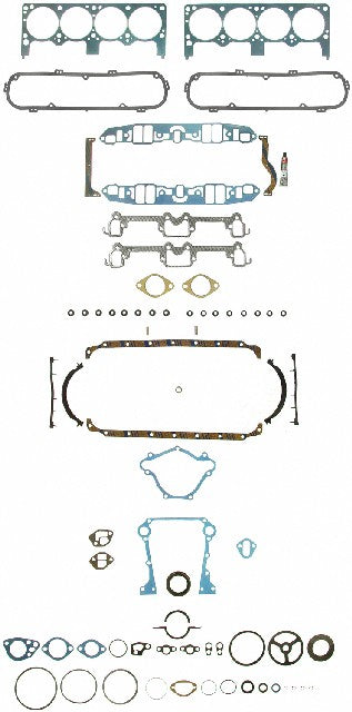 FEL-PRO Engine Complete Overhaul Gasket Set P/N:FS 8553 PT-10 Fits: Chrysler Cordoba, Chrysler Lebaron, Chrysler TOWN &amp; COUNTRY, Dodge Aspen, Dodge B100, Dodge B150, Dodge B200, Dodge B250, Dodge B300, Dodge B350 - Image 1