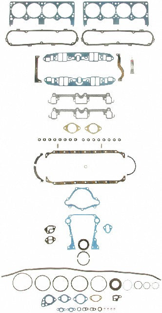 FEL-PRO Engine Complete Overhaul Gasket Set P/N:FS 8553 PT-14 Fits: Chrysler Cordoba, Chrysler Lebaron, Chrysler New Yorker, Chrysler Newport, Chrysler TOWN &amp; COUNTRY, Dodge Aspen, Dodge B100, Dodge B100 Van, Dodge B200, Dodge B200 Van - Image 1