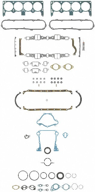 FEL-PRO Engine Complete Overhaul Gasket Set P/N:FS 8553 PT-9 Fits: Bristol 409, Bristol 410, Chrysler Cordoba, Chrysler Lebaron, Chrysler TOWN &amp; COUNTRY, Dodge A100, Dodge A100 Truck, Dodge Aspen, Dodge Challenger, Dodge Charger - Image 1