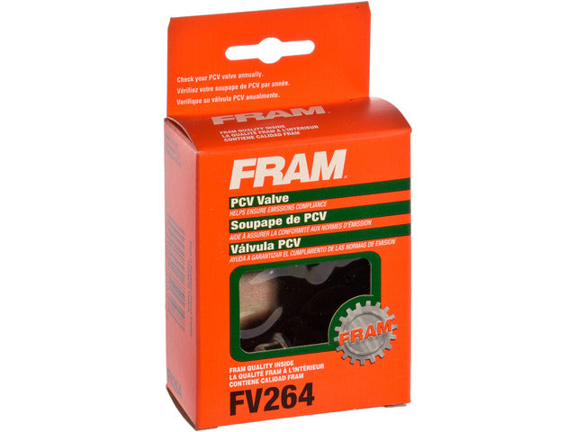 FRAM PCV Valve P/N:FV264 Fits: Buick Skyhawk, Pontiac Grand Am, Pontiac J2000 Sunbird, Pontiac Sunbird, Toyota Celica, Toyota Corona, Toyota Cressida, Toyota Land Cruiser, Toyota Mark Ii, Toyota Pickup - Image 1