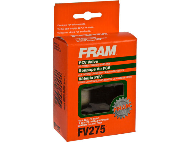FRAM PCV Valve P/N:FV275 Fits: Chevrolet Spectrum, Ford Probe, Geo Spectrum, Isuzu I-mark, Kia Sportage, Mazda 323, Mazda 626, Mazda 929, Mazda B2000, Mazda B2200, Mazda Glc, Mazda Mx-6, Mercury Capri - Image 1