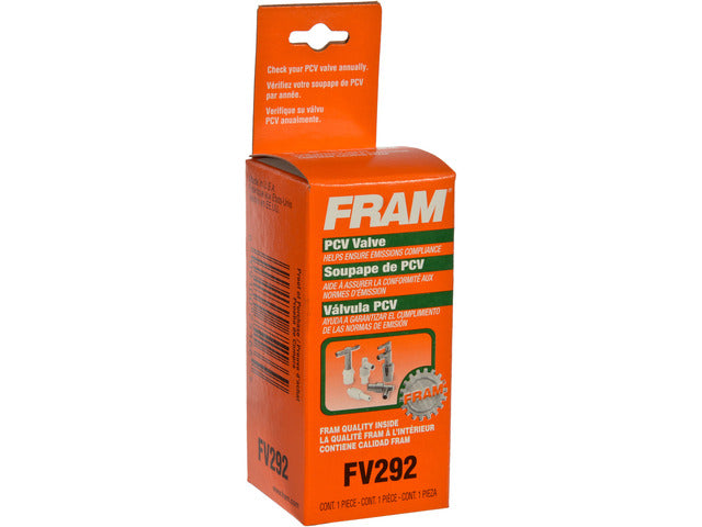 FRAM PCV Valve P/N:FV292 Fits: Ford Aerostar 95-86, Ford Probe 92-90, Ford Ranger 94-91, Ford Taurus 95-86, Ford Tempo 87-86, Ford Tempo 94-92, Mazda B3000 97-94, Mercury Sable 95-86, Mercury Topaz 87-86, Mercury Topaz 94-92 - Image 1