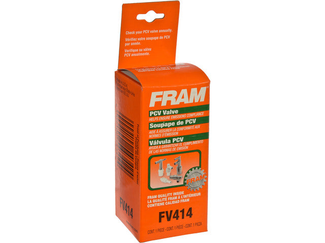 FRAM PCV Valve P/N:FV414 Fits: Chrysler Neon 02-00, Chrysler Sebring 04-02, Dodge Neon 2002, Dodge Stratus 04-02, Jeep Liberty 03-02, Jeep Tj 2003, Jeep Tj 2005, Jeep Wrangler 05-03 - Image 1