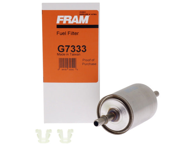 FRAM Fuel Filter P/N:G7333 Fits: Buick Commercial Chassis, Buick Lesabre, Buick Park Avenue, Buick Riviera, Buick Roadmaster, Cadillac 60 Special, Cadillac Allante, Cadillac Brougham, Cadillac Commercial Chassis - Image 3
