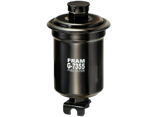FRAM Fuel Filter P/N:G7355 Fits: Dodge Colt 1992, Eagle Summit 96-92, Eagle Vista 1992, Mitsubishi Expo 95-92, Mitsubishi Expo Lrv 94-92, Mitsubishi Mirage 1992, Mitsubishi Montero 00-94, Mitsubishi Montero Sport 1999, Plymouth Colt 94-92 - Image 1