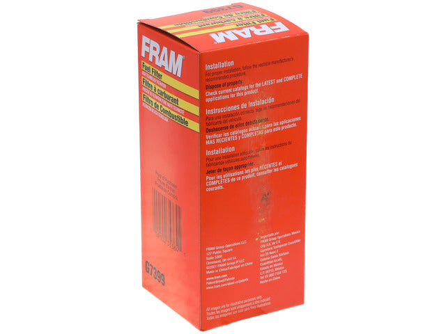 FRAM Fuel Filter P/N:G7399 Fits: Jeep Grand Cherokee 96-93, Jeep Grand Wagoneer 1993 - Image 1