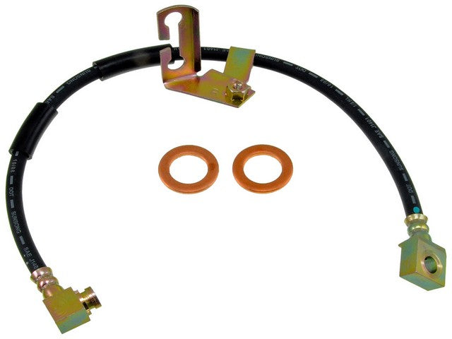 Dorman - First Stop Brake Hydraulic Hose P/N:H380071 Fits: Chrysler Daytona, Chrysler Dynasty, Chrysler Grand Voyager, Chrysler Imperial, Chrysler Lebaron, Chrysler New Yorker, Chrysler Shadow, Chrysler Tc Maserati, Chrysler TOWN &amp; COUNTRY - Image 1