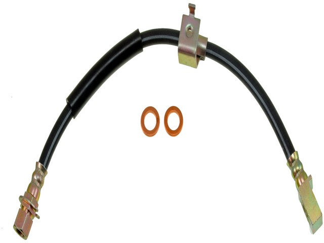 Dorman - First Stop Brake Hydraulic Hose P/N:H38193 Fits: Ford Escort 90-81, Ford Exp 88-82, Ford Tempo 94-84, Ford Topaz 94-86, Mercury Ln7 83-82, Mercury Lynx 85-81, Mercury Topaz 94-84 - Image 1