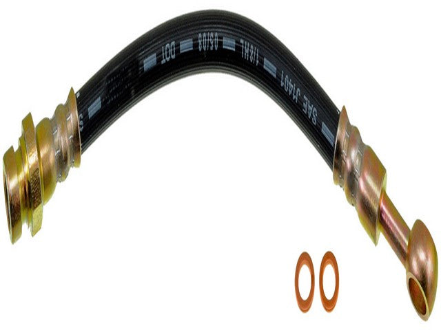 Dorman - First Stop Brake Hydraulic Hose P/N:H38597 Fits: Hyundai Excel 94-87, Hyundai Scoupe 95-91, Mitsubishi Precis 93-87 - Image 1