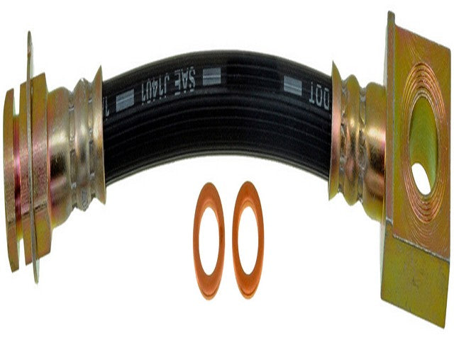 Dorman - First Stop Brake Hydraulic Hose P/N:H38604 Fits: Chrysler Imperial, Chrysler Lebaron, Chrysler New Yorker, Chrysler Shadow, Chrysler Spirit, Dodge Daytona, Dodge Dynasty, Dodge Shadow, Dodge Spirit, Plymouth Acclaim, Plymouth Sundance - Image 1