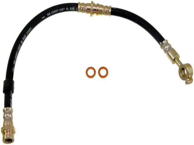 Dorman - First Stop Brake Hydraulic Hose P/N:H38969 Fits: Ford Escort 97-94, Mazda 323 94-90, Mazda 626 02-93, Mazda Mx-3 95-92, Mazda Mx-6 97-93, Mazda Protege 98-90, Mercury Tracer 97-94 - Image 1