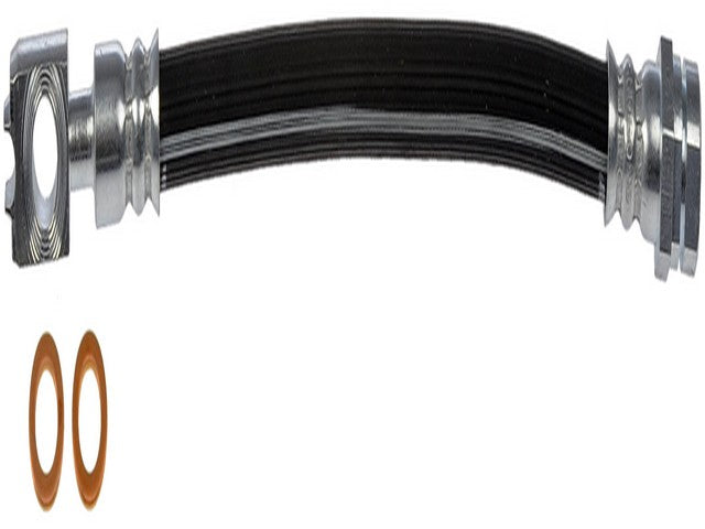 Dorman - First Stop Brake Hydraulic Hose P/N:H621391 Fits: Audi Q3 Quattro, Volkswagen Cc, Volkswagen Golf, Volkswagen Golf Alltrack, Volkswagen Golf R, Volkswagen Golf Sportwagen, Volkswagen Tiguan, Volkswagen Tiguan Limited - Image 1