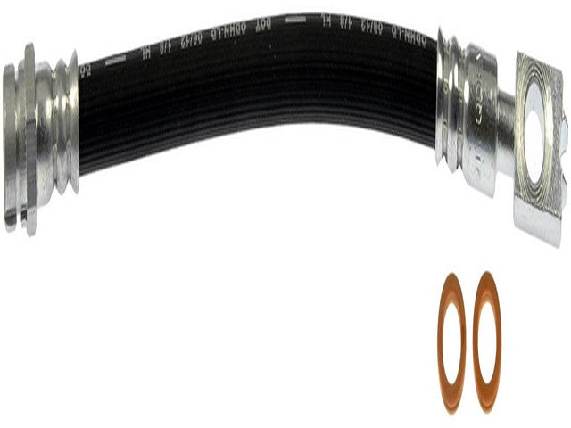 Dorman - First Stop Brake Hydraulic Hose P/N:H621663 Fits: Audi A1, Audi A3, Volkswagen Beetle, Volkswagen Bora, Volkswagen Eos, Volkswagen Golf, Volkswagen Golf Sportwagen, Volkswagen Gti, Volkswagen Jetta, Volkswagen Passat - Image 1