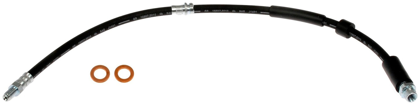 Dorman - First Stop Brake Hydraulic Hose P/N:H622348 Fits: BMW 328i Gt Xdrive 16-14, BMW 328i Xdrive 16-14, BMW 335i Gt Xdrive 16-14, BMW 335i Xdrive 15-14, BMW M2 21-17, BMW M3 18-17, BMW M4 20-15 - Image 1