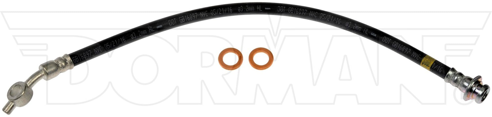 Dorman - First Stop Brake Hydraulic Hose P/N:H629080 Fits: Nissan Np300 18-16, Nissan Np300 Frontier 2016, Nissan Np300 Frontier 2019 - Image 1