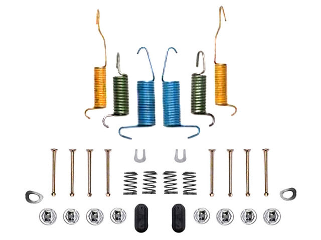 Raybestos Brakes Drum Brake Hardware Kit P/N:H7160 Fits: Ford Gran Torino 73-72, Ford Granada 80-75, Ford Maverick 75-73, Ford Mustang 73-72, Ford Torino 73-72, Mercury Comet 75-73, Mercury Cougar 73-72, Mercury Monarch 80-75, Mercury Montego 73-71 - Image 1