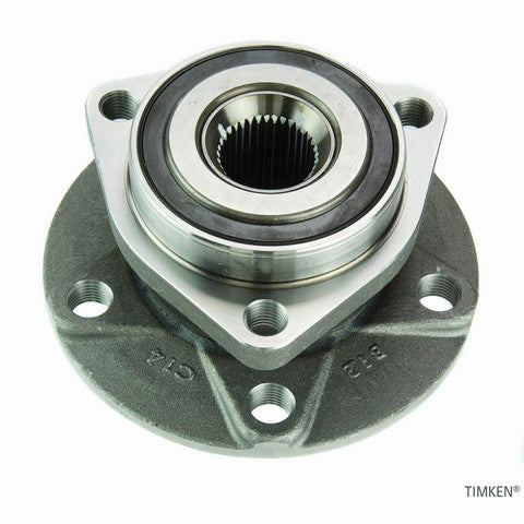 Timken Wheel Bearing and Hub Assembly P/N:HA590616 Fits: Audi A3 20-15, Audi A3 Quattro 18-15, Audi A3 Sportback E-tron 18-16, Audi S3 20-15, Volkswagen E-golf 19-15, Volkswagen Golf 21-15, Volkswagen Golf Alltrack 19-17, Volkswagen Golf Sportwagen 19-15 - Image 1